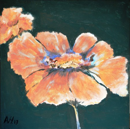 The three flowers | 3 luik | 2 van 3 | 40 x 40